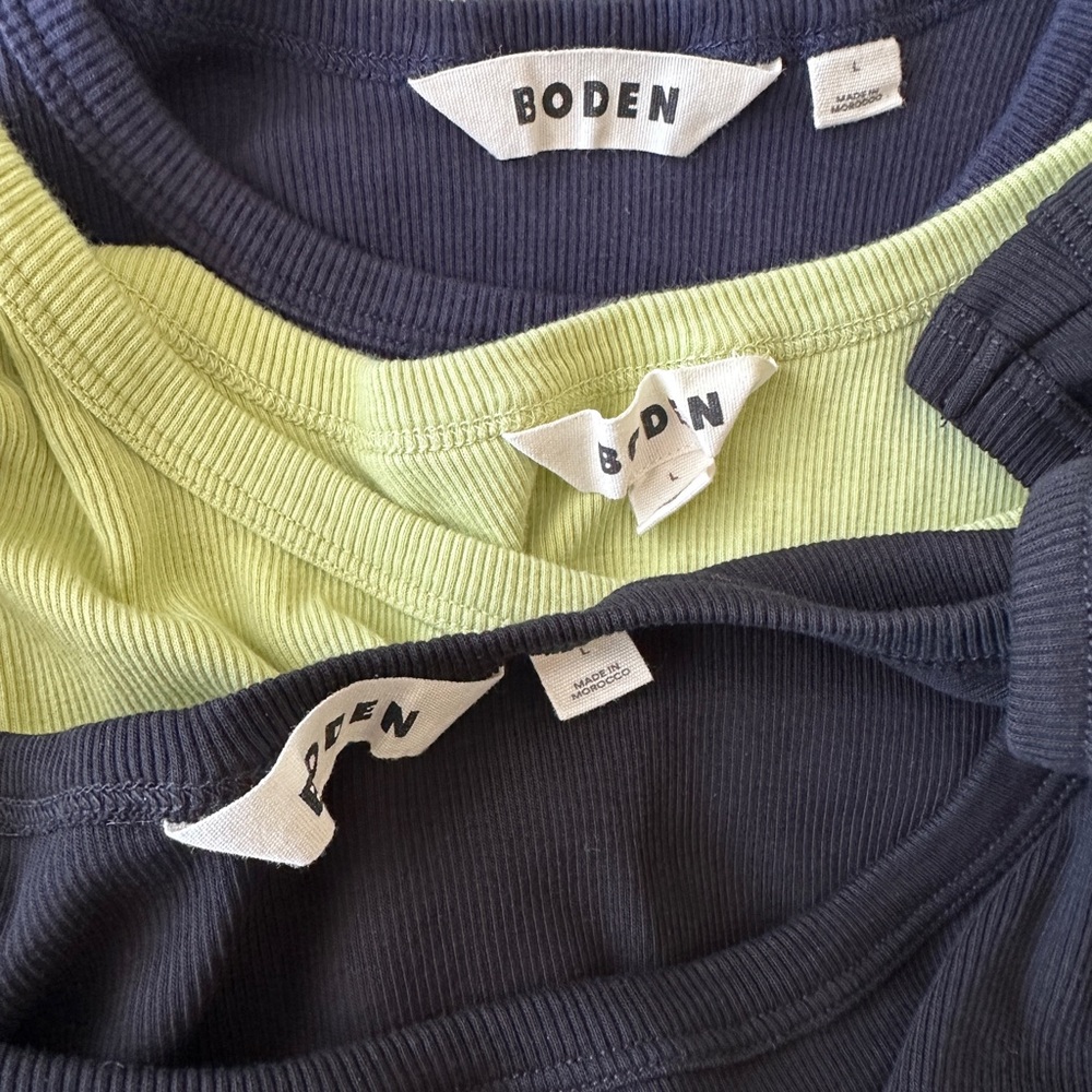 3 Boden Ribbed Tank Tops Bundle - Picture 3 of 5